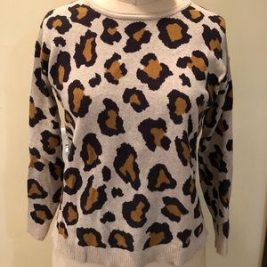 H&M leopard print sweater
